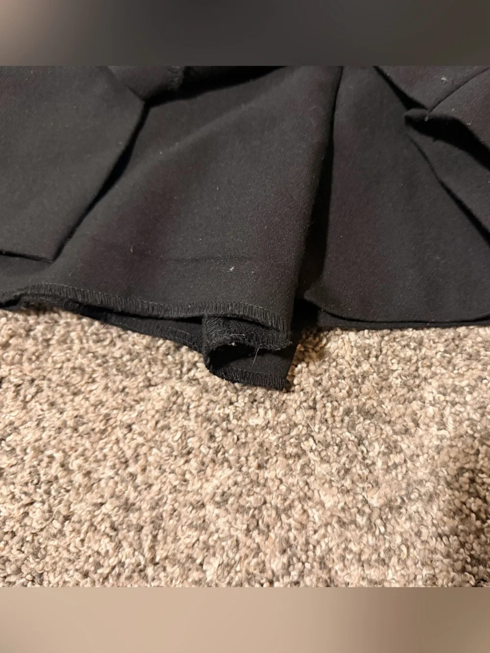 Zara Girls Black Pleated Skort